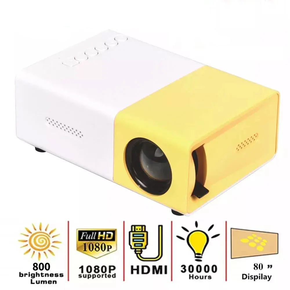 Mini Projector 1080P Full HD Portable Beamer