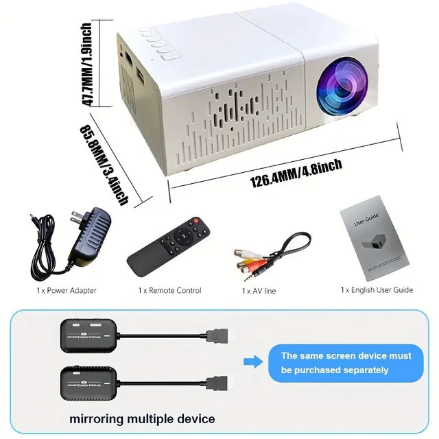 Mini Projector 1080P Full HD Portable Beamer